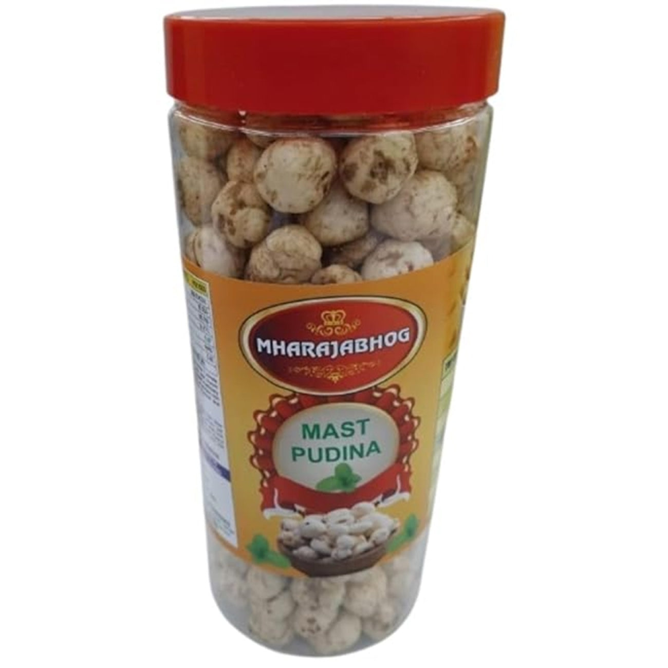 Mharajabhog Mast Pudina Makhana β 80g | Flavoured Foxnuts in Jar Minty Crunch, Guilt-Free Munch