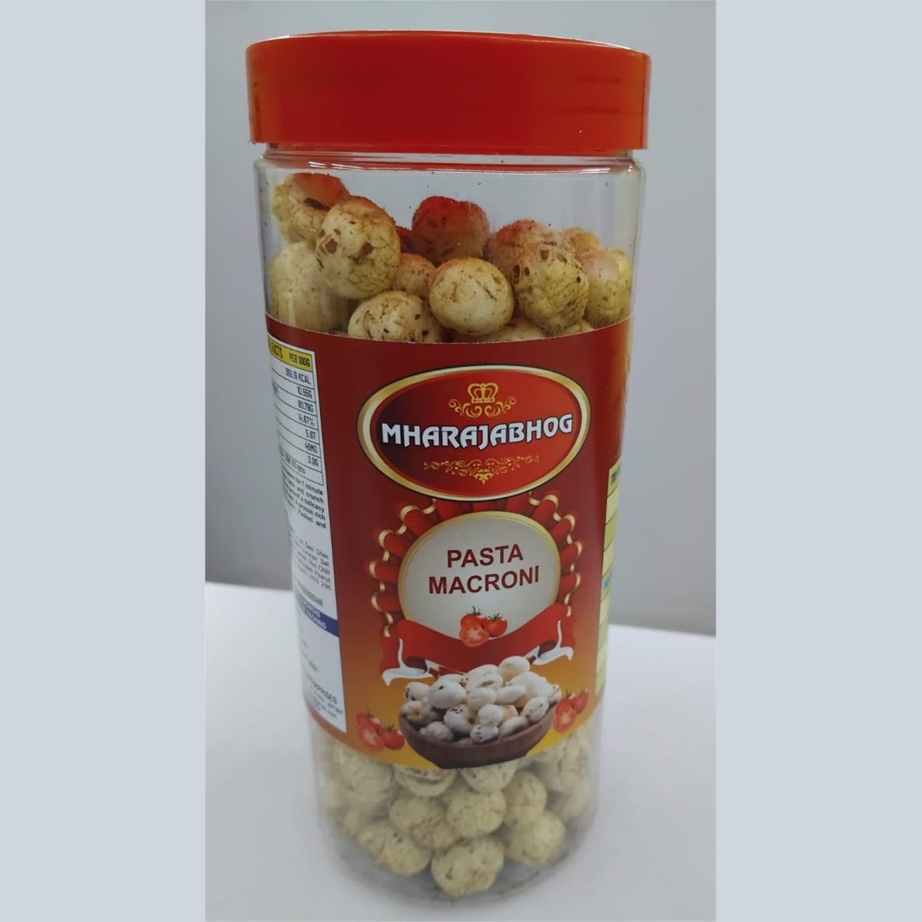 Mharajabhog Pasta & Macaroni Makhana β 80g | Savoury Flavoured Foxnuts in Jar