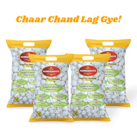 Mharajabhog Five Plus Makhana – Pack of 4 (800g) | Premium 5 Suta+ White Lotus Seeds