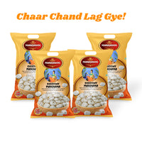 Mharajabhog Everyday Makhana – Pack of 4 (1 kg) | Premium 4 Suta+ White Lotus Seeds