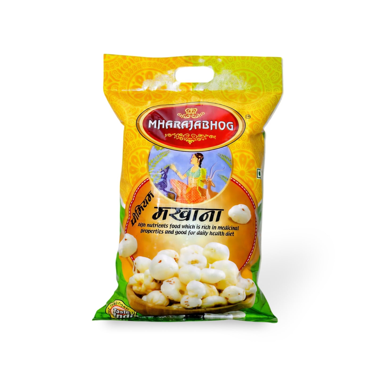 Mharajabhog Premium Makhana – 250g | 5 Suta+ Handpicked Lotus Seeds Pure Crunch, Premium Taste