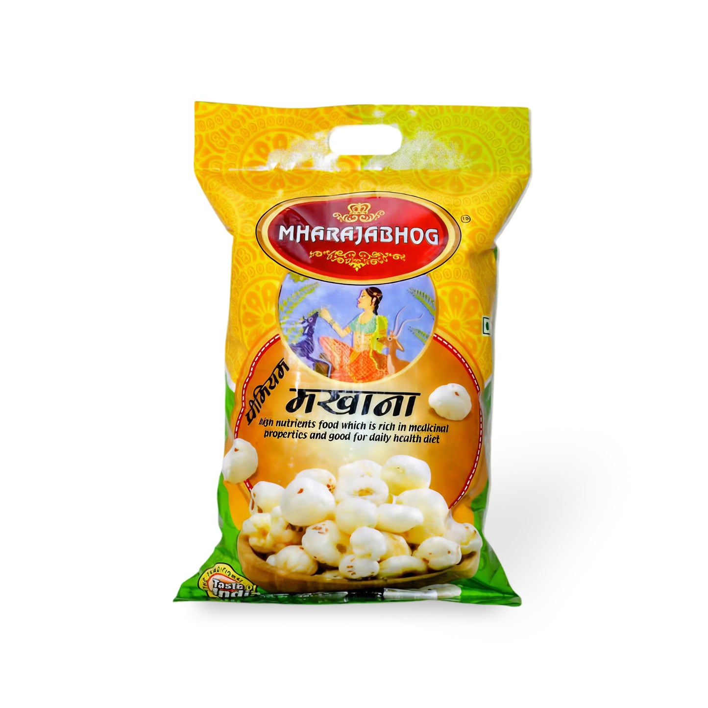 Mharajabhog Premium Makhana – Pack of 2 (500g) | Handpicked 5 Suta+ White Lotus Seeds