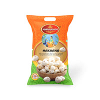 Mharajabhog Premium Makhana – 100g | 5 Suta+ Handpicked Lotus Seeds Small Pack, Big Crunch